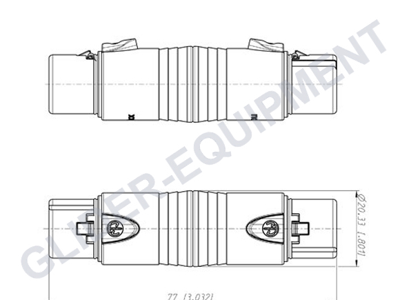 Neutrik XLR adapter female - female [NA3FF]